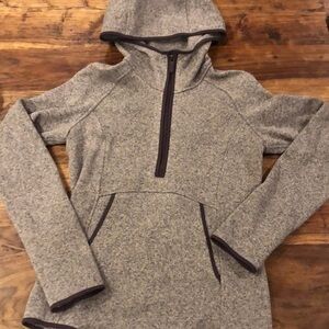 Lululemon Fleece And Thank You Pullover 4 Heathered Smoky Blush